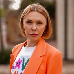 A big slut with D-cups fights in the club!