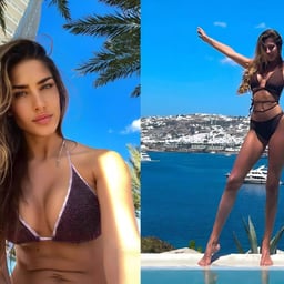 Rich man fucks 170cm beautiful legs, big breasts and stockings!