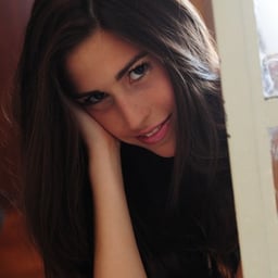 :The girl with long black hair acted like a sexy knight and rode on her boyfriend while the show was on! The girl with long black hair acted like a sexy knight and rode on her boyfriend while the show was on!