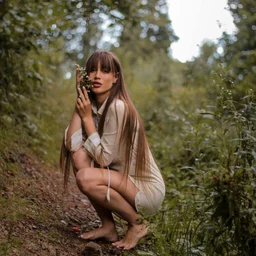 [Slutful slut] Busty mother who just gave birth to her baby, having sex with her fat brother without a condom in the living room