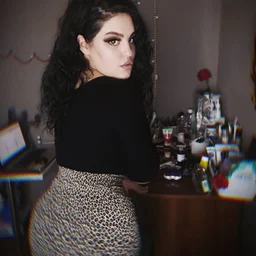 [Domestic] Candid Photography--The chubby girl with big breasts and glasses plays with style_303222450!