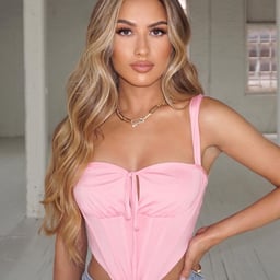 The little pink pussy made a squirting sound after inserting the fake cock for a few times.